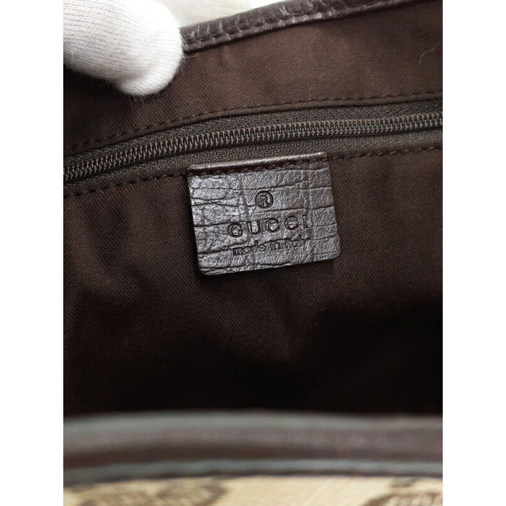 Gucci Web Shoulder Jackie Brown Bag Leather Stripe - Picture 9 of 9